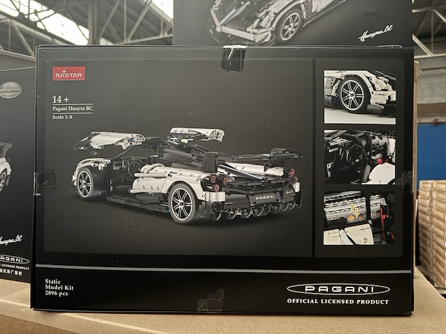 3x schaalmodel pagani huayra bc scale 1:8 rastar, pagani - afbeelding 4 van  4