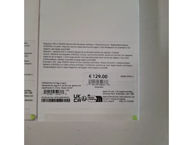 3x set a 4x tracker, apple, airtag a2187 - afbeelding 6 van  6