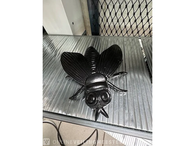 3x set borden en 2x decoratie vlieg woood, insect & fly - afbeelding 2 van  4