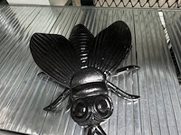 3x set borden en 2x decoratie vlieg woood, insect & fly - afbeelding 2 van  4