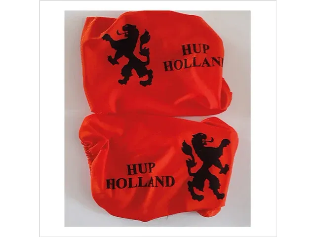 3x set spiegelhoes oranje - afbeelding 1 van  3