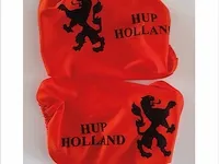 3x set spiegelhoes oranje - afbeelding 1 van  3