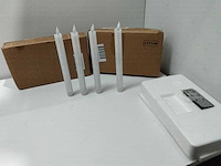 3x set van 4 waxkaarsen met led en afstandsbediening. - afbeelding 1 van  4