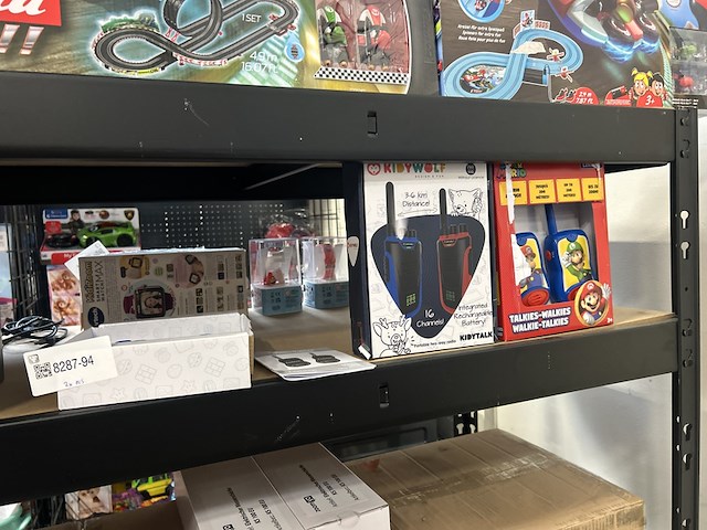 3x set walkie talkies kidywolf, super mario - afbeelding 1 van  4