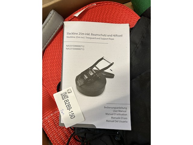 3x slackline 25 meter - afbeelding 2 van  3