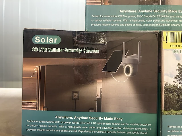 3x solar 4g lte cellular beveiligingscamera - afbeelding 2 van  3