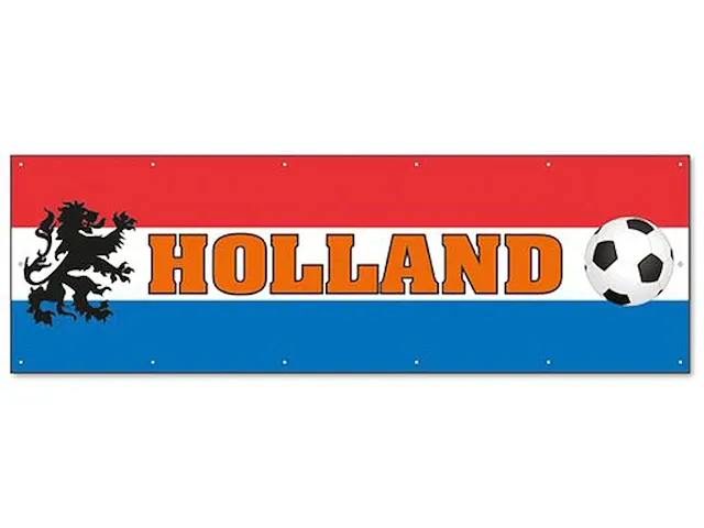 3x spandoek holland 340 x 74 cm - afbeelding 1 van  3