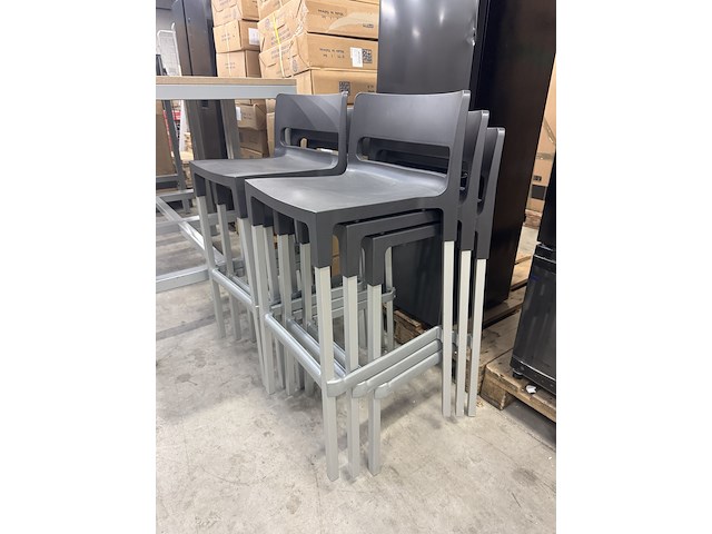 3x statafel met 6x barkruk - afbeelding 3 van  9