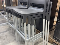 3x statafel met 6x barkruk - afbeelding 3 van  9