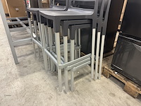 3x statafel met 6x barkruk - afbeelding 5 van  9