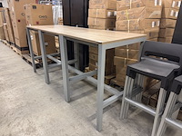 3x statafel met 6x barkruk - afbeelding 6 van  9