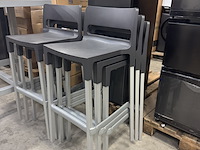 3x statafel met 6x barkruk - afbeelding 3 van  9
