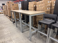 3x statafel met 6x barkruk - afbeelding 6 van  9
