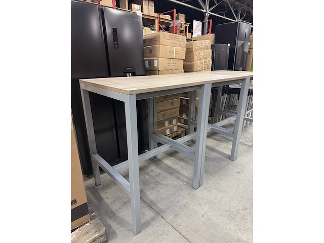 3x statafel met 6x barkruk - afbeelding 9 van  9