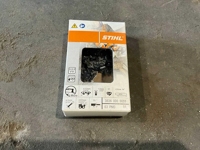 3x stihl ketting voor kettingzaag - afbeelding 1 van  4