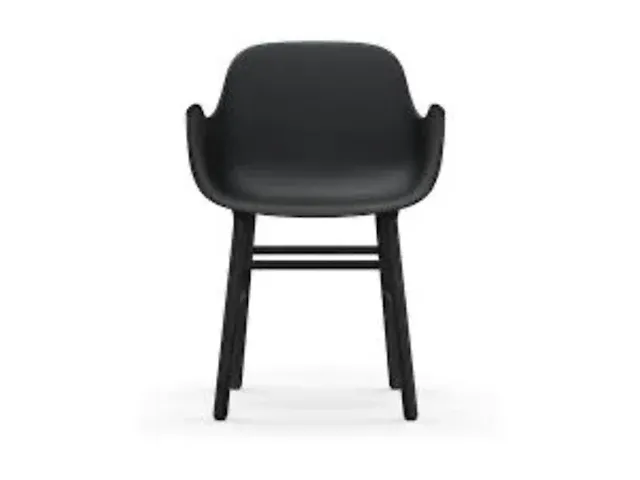3x stoel normann copenhagen, form, zwart - afbeelding 2 van  5