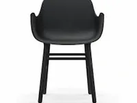 3x stoel normann copenhagen, form, zwart - afbeelding 2 van  5