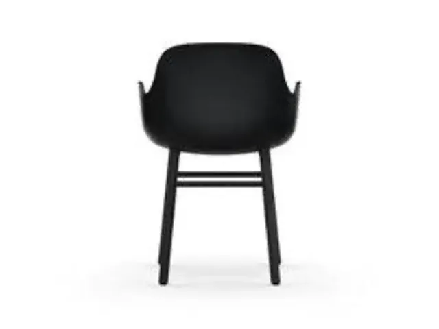 3x stoel normann copenhagen, form, zwart - afbeelding 4 van  5