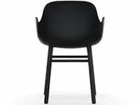 3x stoel normann copenhagen, form, zwart - afbeelding 4 van  5