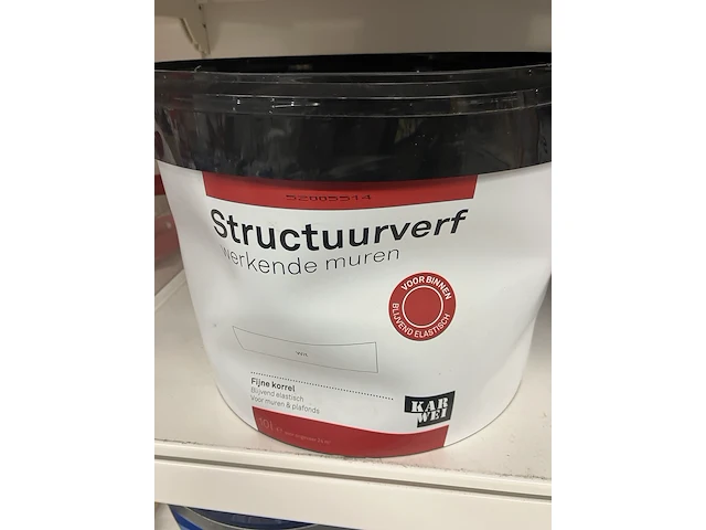 3x structure muurverf wit in emmer - afbeelding 2 van  4
