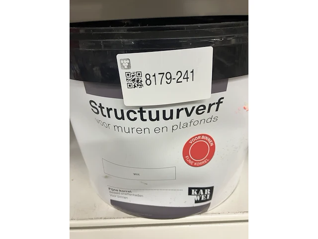 3x structure muurverf wit in emmer - afbeelding 3 van  4