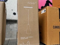 3x tafellamp en 2x hanglamp zuiver, gio en mora(2x), chroom en wit - afbeelding 3 van  12