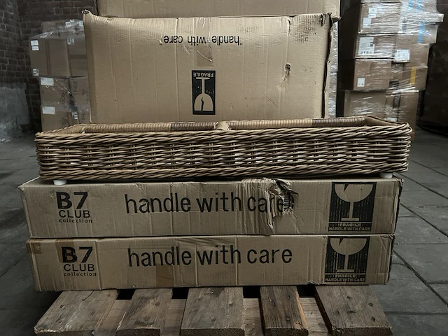 3x tafelmand 2 vakken b7 club collection - afbeelding 1 van  5