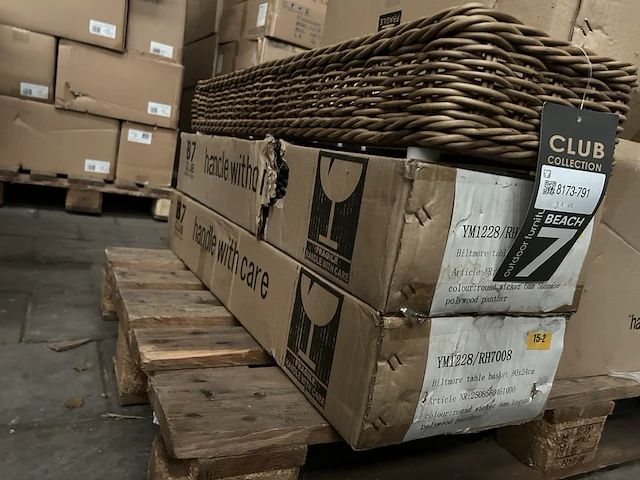 3x tafelmand 2 vakken b7 club collection - afbeelding 4 van  5