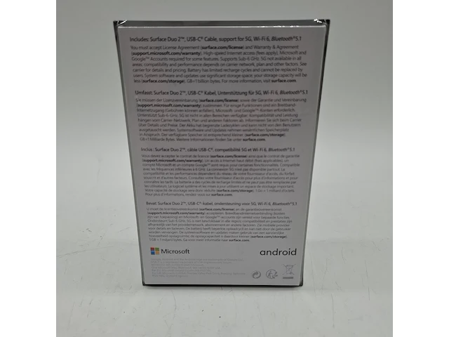 3x telefoon, microsoft, surface duo 2, 2021 - afbeelding 4 van  5