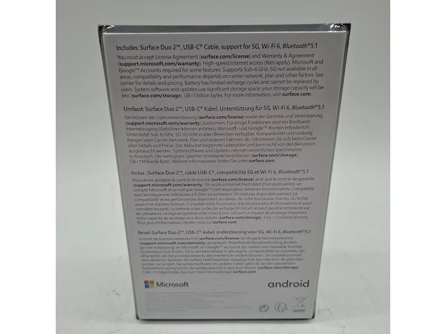 3x telefoon, microsoft, surface duo 2, 2021 - afbeelding 4 van  5