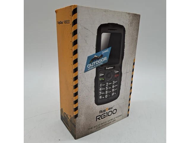 3x telefoon, ruggear, rg100 black - afbeelding 1 van  4