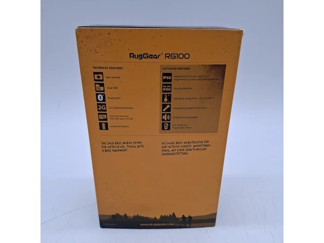 3x telefoon, ruggear, rg100 black - afbeelding 3 van  4