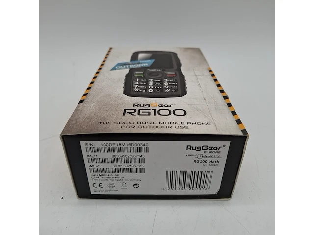 3x telefoon, ruggear, rg100 black - afbeelding 4 van  4