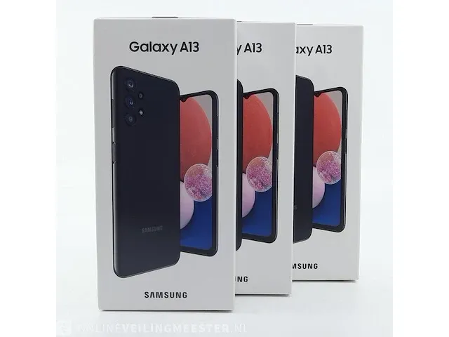 3x telefoon samsung, galaxy a13 sm-a137f 128gb black - afbeelding 1 van  9