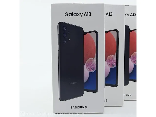 3x telefoon samsung, galaxy a13 sm-a137f 128gb black - afbeelding 2 van  9