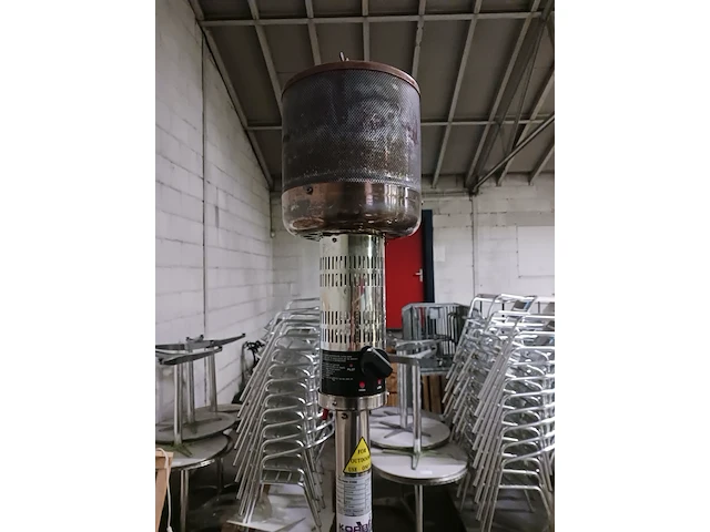 3x terrasverwarmer op gas, chroom - afbeelding 9 van  9