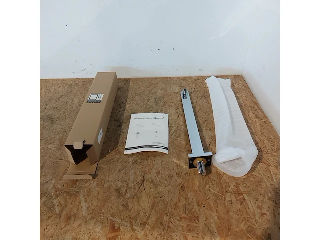 3x thermostatische chrome mengkraan 3-weg incl regendouche vierkant - afbeelding 6 van  7