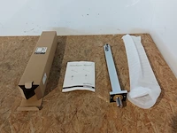 3x thermostatische chrome mengkraan 3-weg incl regendouche vierkant - afbeelding 6 van  7