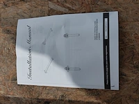 3x thermostatische chrome mengkraan 3-weg incl regendouche vierkant - afbeelding 7 van  7
