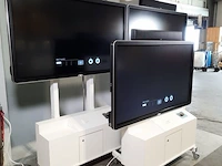 3x touch screen monitor op verrijdbare standaard ctouch, ct65led80b20piruhd - afbeelding 6 van  13