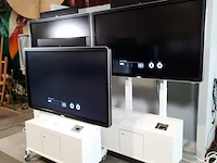 3x touch screen monitor op verrijdbare standaard ctouch, ct65led80b20piruhd - afbeelding 7 van  13