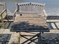 3x tuinbank met tafel - afbeelding 4 van  10