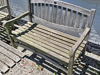 3x tuinbank met tafel - afbeelding 8 van  10
