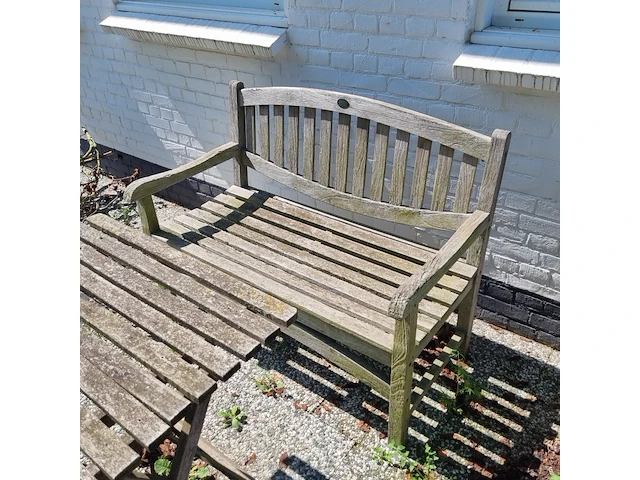 3x tuinbank met tafel - afbeelding 10 van  10