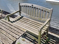 3x tuinbank met tafel - afbeelding 10 van  10