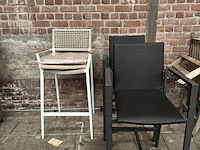 3x tuinstoel, barstoel - afbeelding 1 van  6