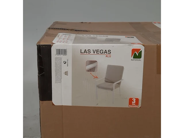 3x tuinstoel naterial, las vegas alu - afbeelding 2 van  4
