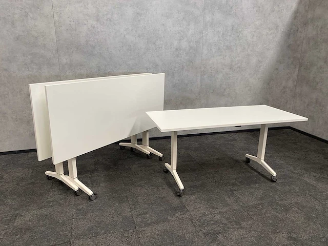 3x verrijdbare klaptafel 160x70 - afbeelding 1 van  12