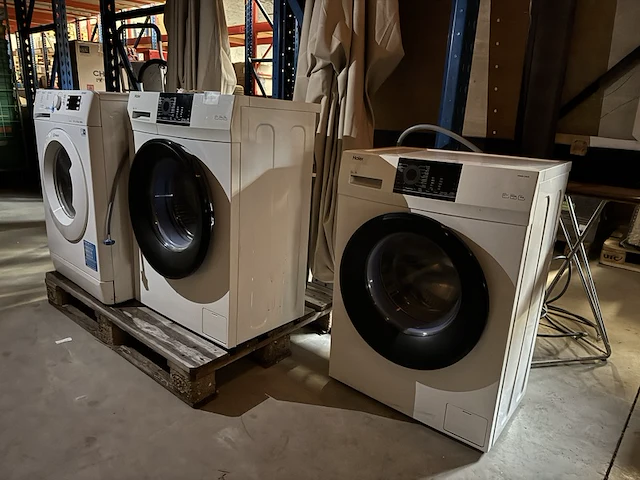 3x wasmachine haier hw60-14829, indesit - afbeelding 1 van  8