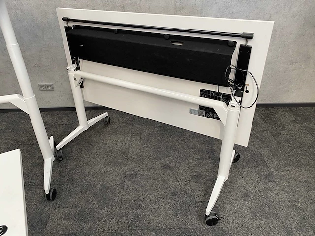 3x wilkahn timetable lift - verrijdbare zit-sta vergadertafel 150x75 - afbeelding 11 van  17